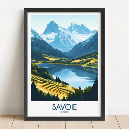 Savoie Destination Art Gift