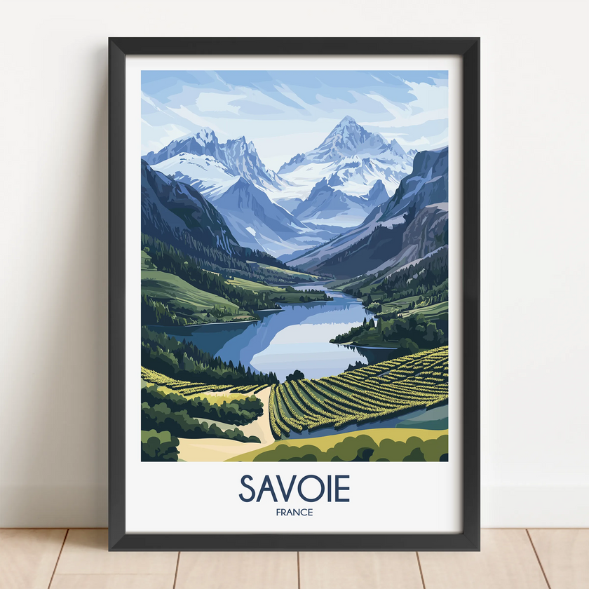 Savoie Destination Art Gift