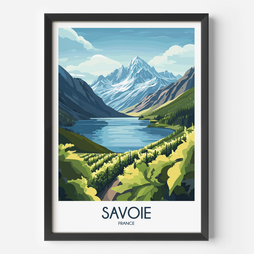 Savoie Destination Art Gift