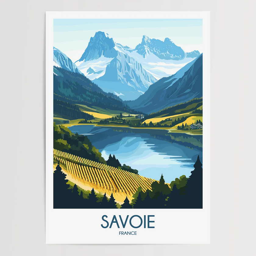 Savoie Minimalist Wall Art