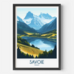 Savoie Modern Travel Poster