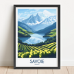 Savoie Vintage Style Print
