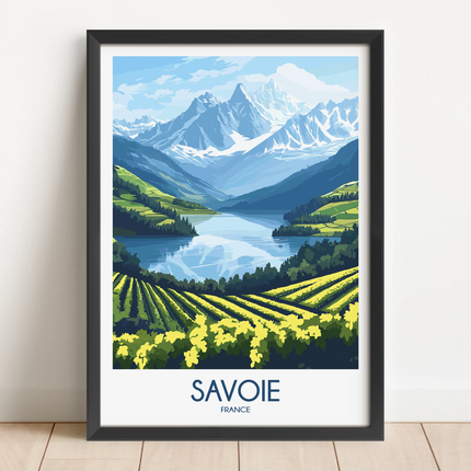 Savoie Vintage Style Print