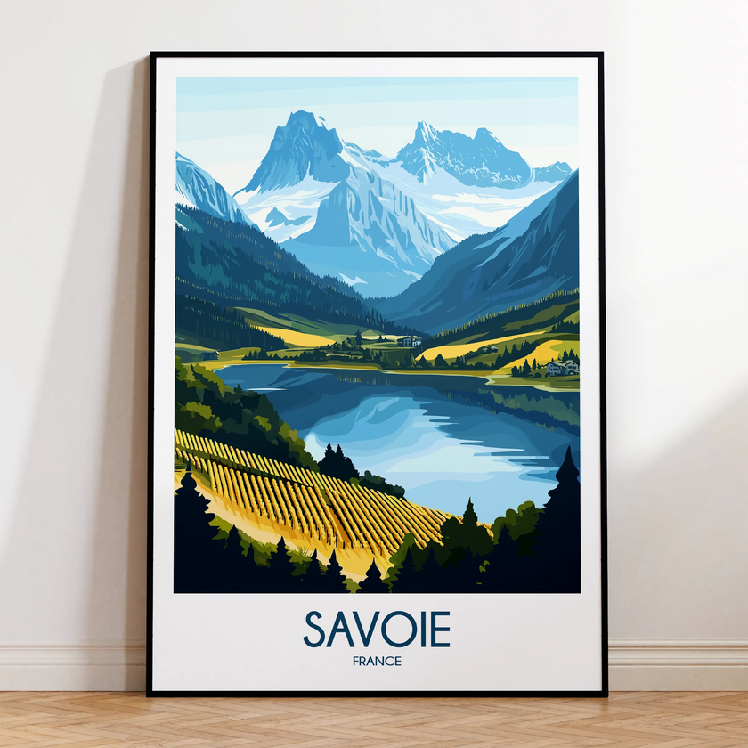 Savoie Vintage Style Print