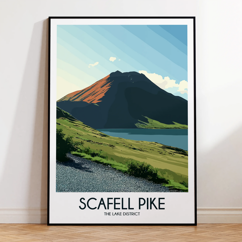 Scafell Pike Minimalist Wall Art