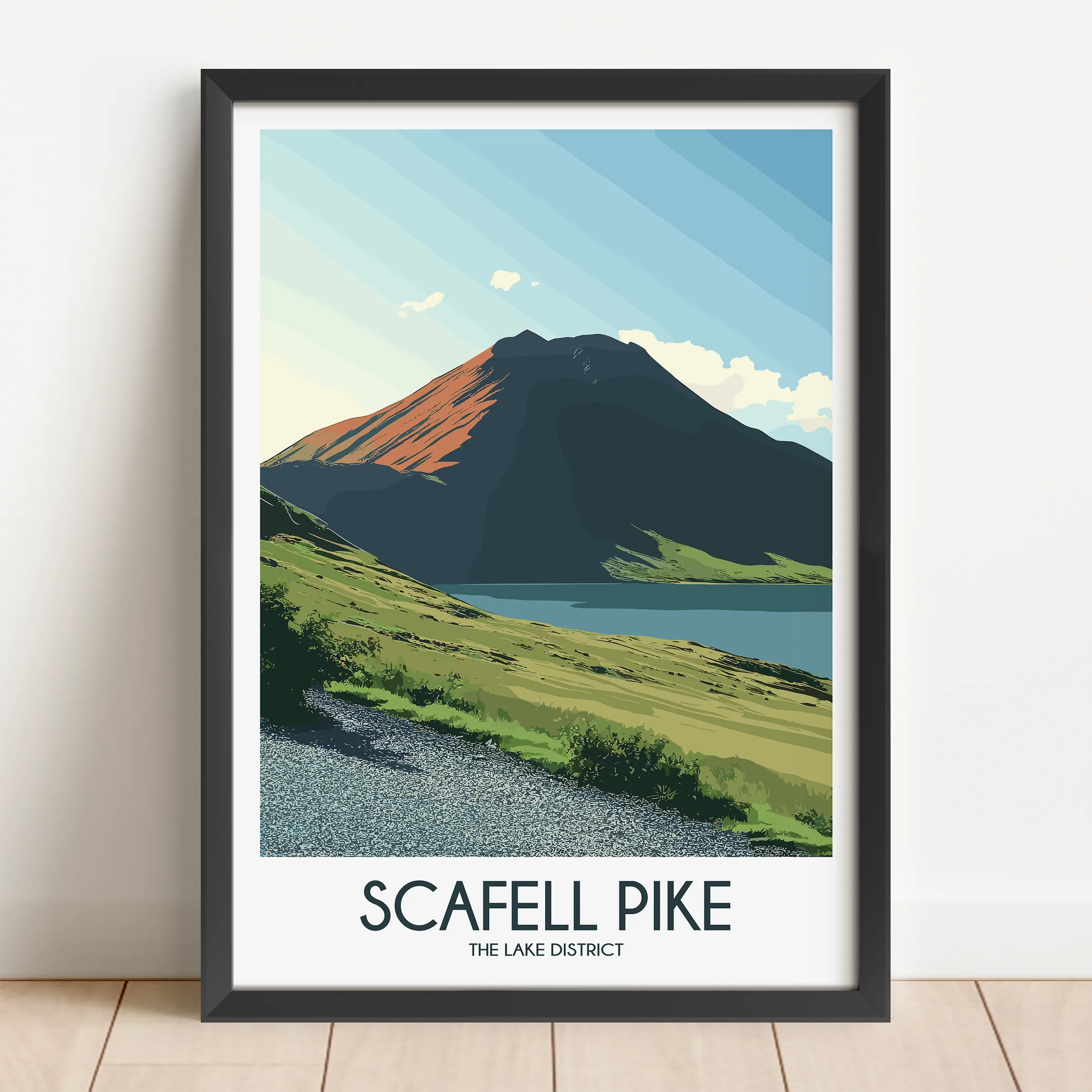 Scafell Pike Souvenir Poster Print
