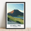 Scafell Pike Souvenir Poster Print