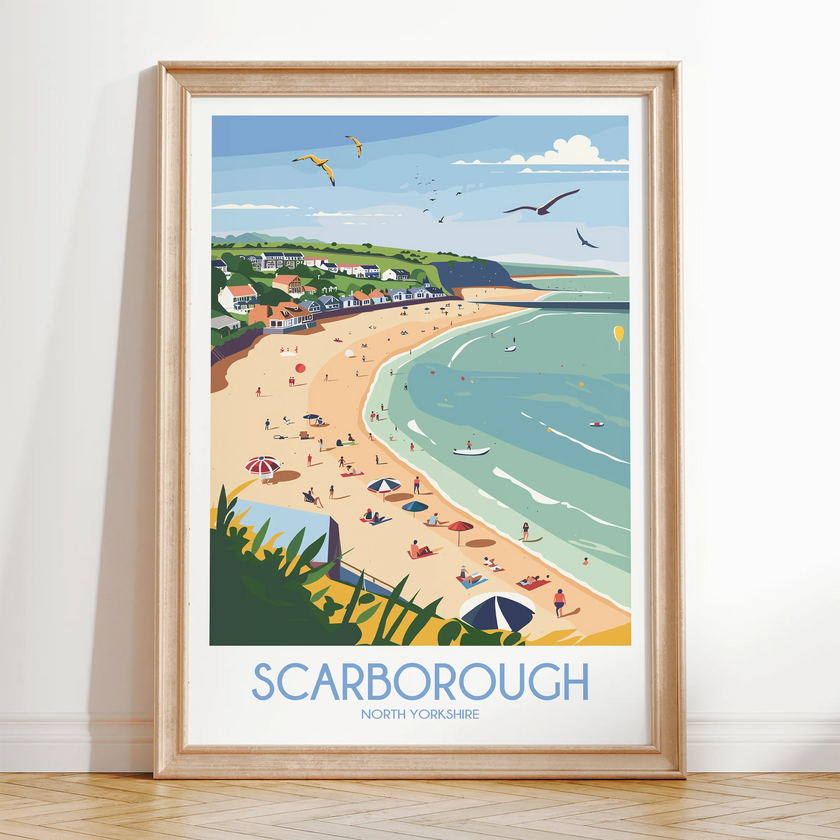 Scarborough Modern Travel Poster