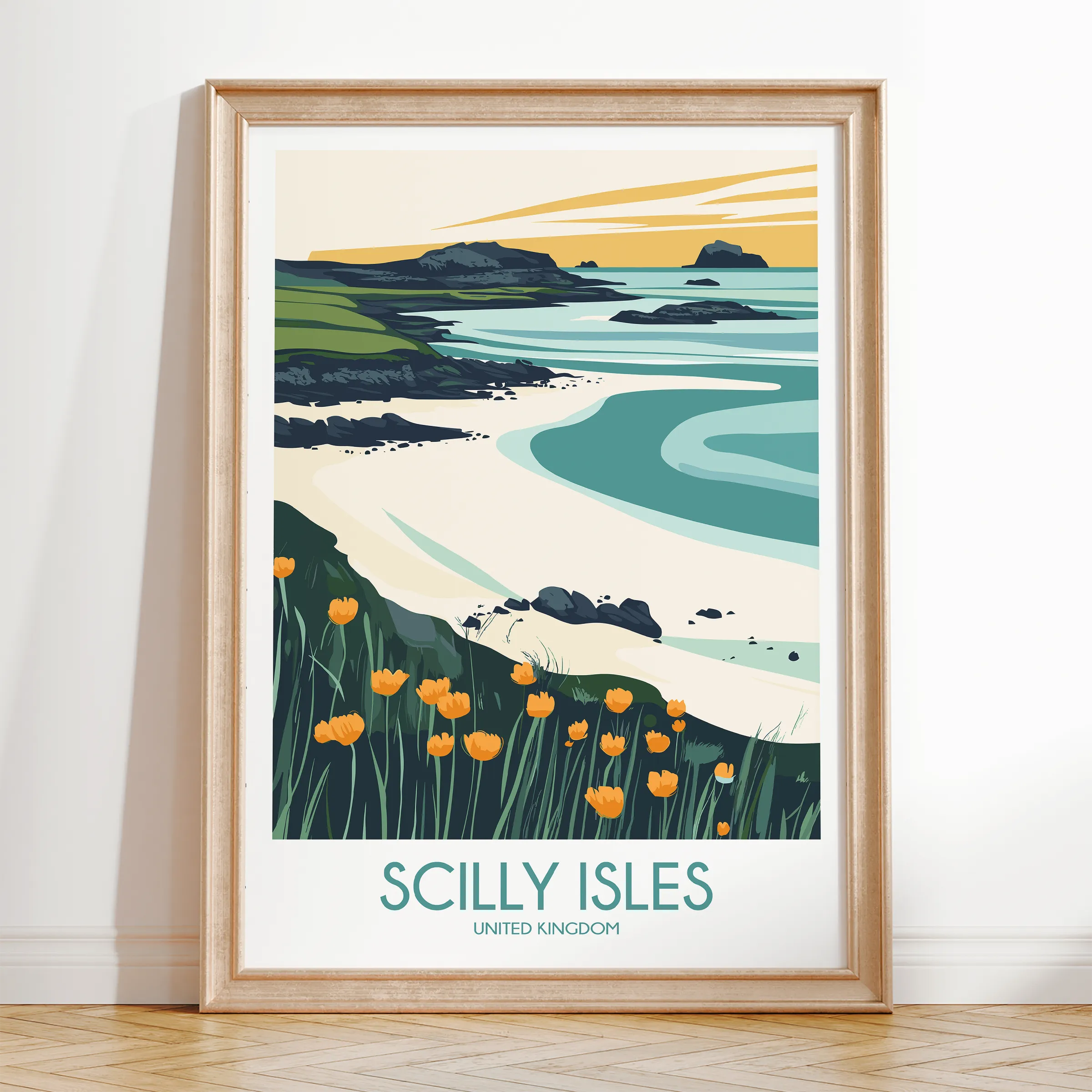 Scilly Isles Destination Art Gift