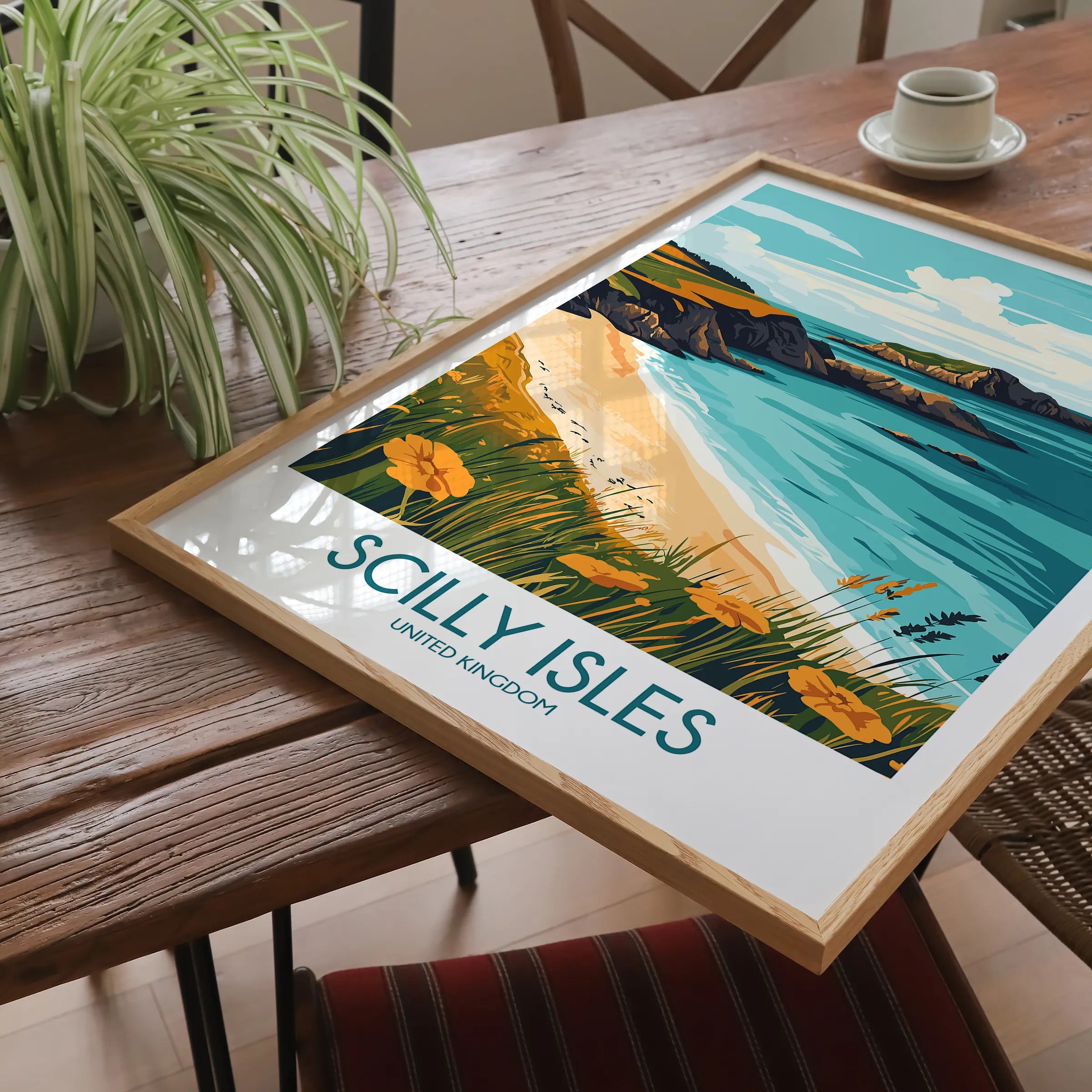 Scilly Isles Minimalist Wall Art