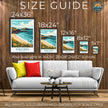 Scilly Isles Modern Travel Poster