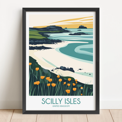 Scilly Isles Scenic Landscape Art