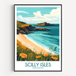 Scilly Isles Scenic Landscape Art