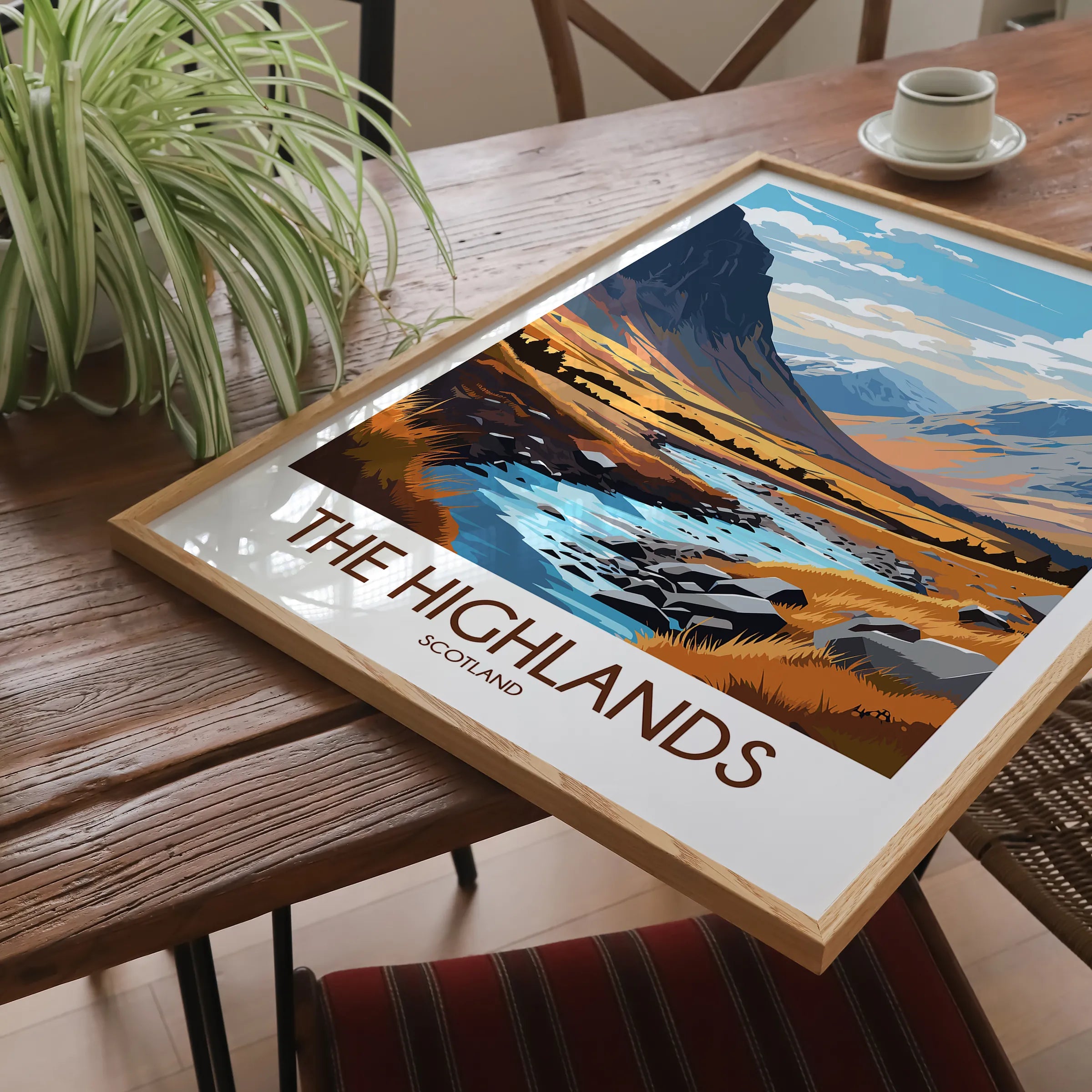 Scotland Highlands Scenic Landscape Art