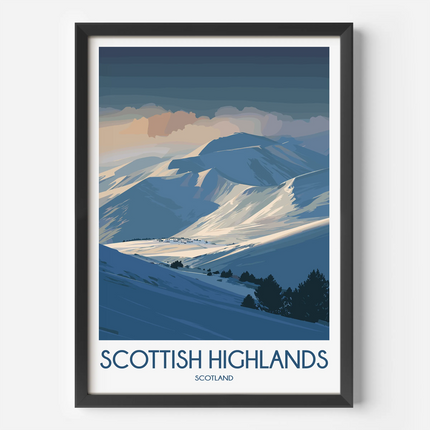 Scottish Highlands Destination Art Gift