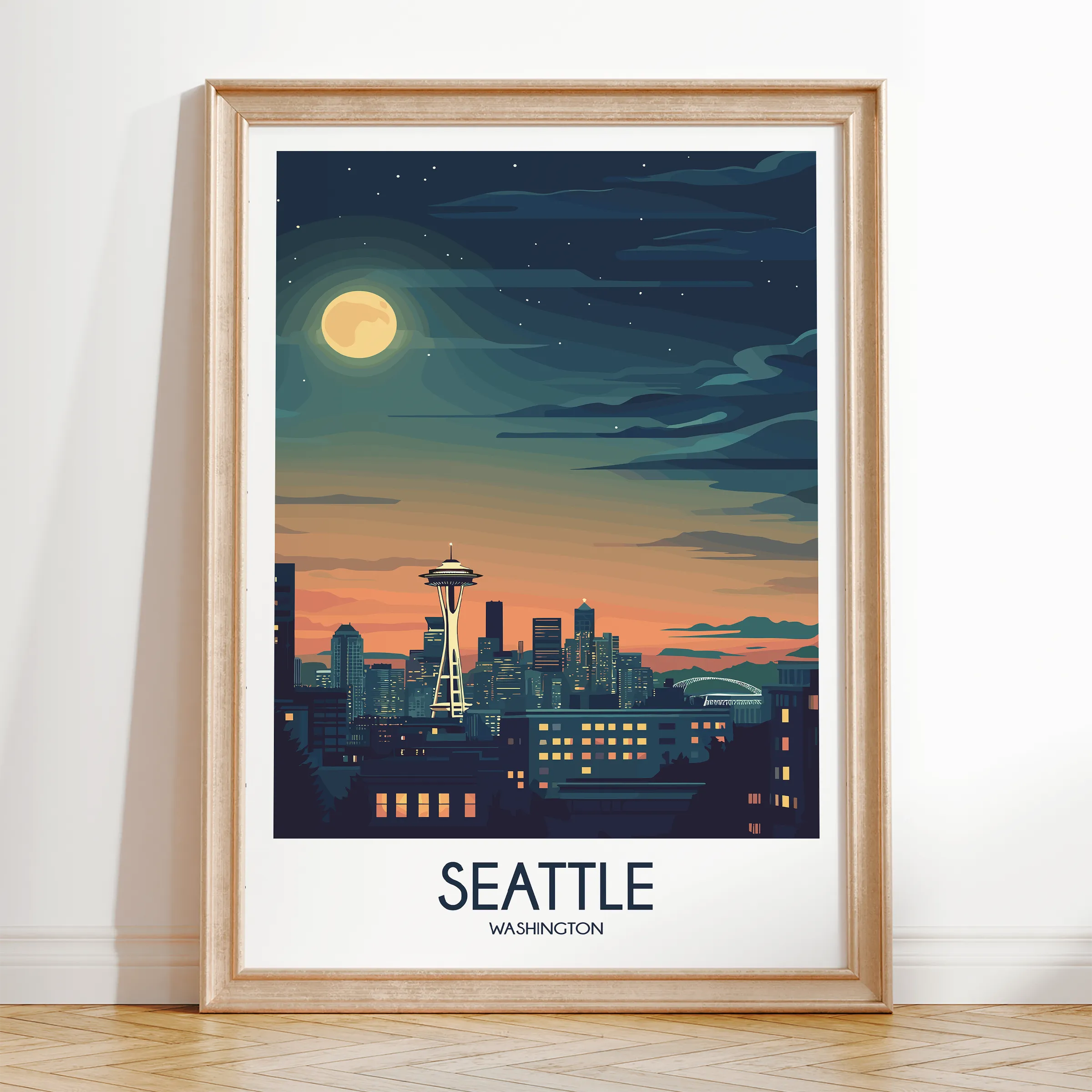 Seattle Scenic Landscape Art