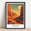 Sedona Modern Travel Poster