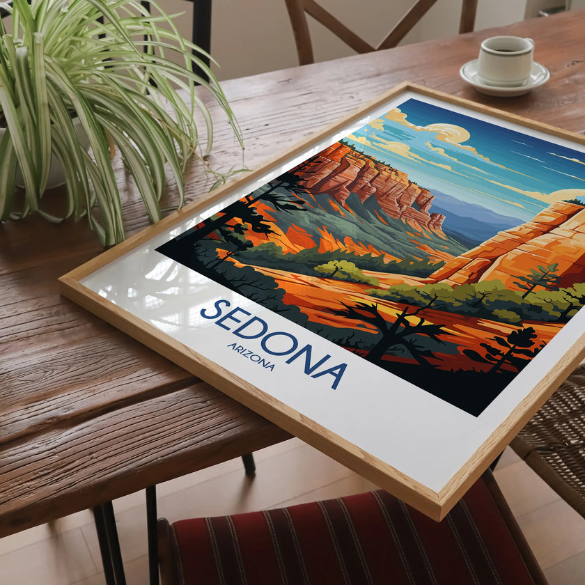 Sedona Scenic Landscape Art