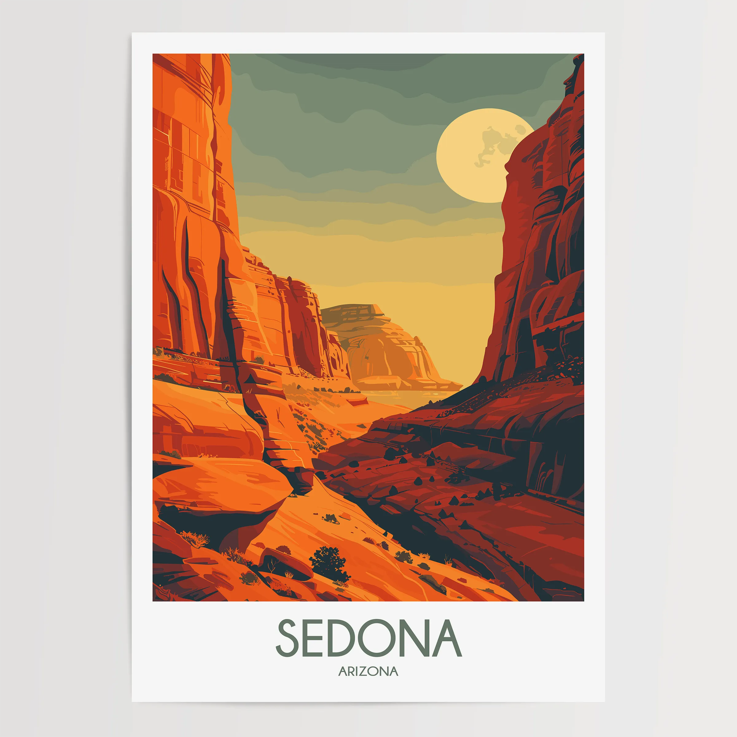 Sedona Scenic Landscape Art
