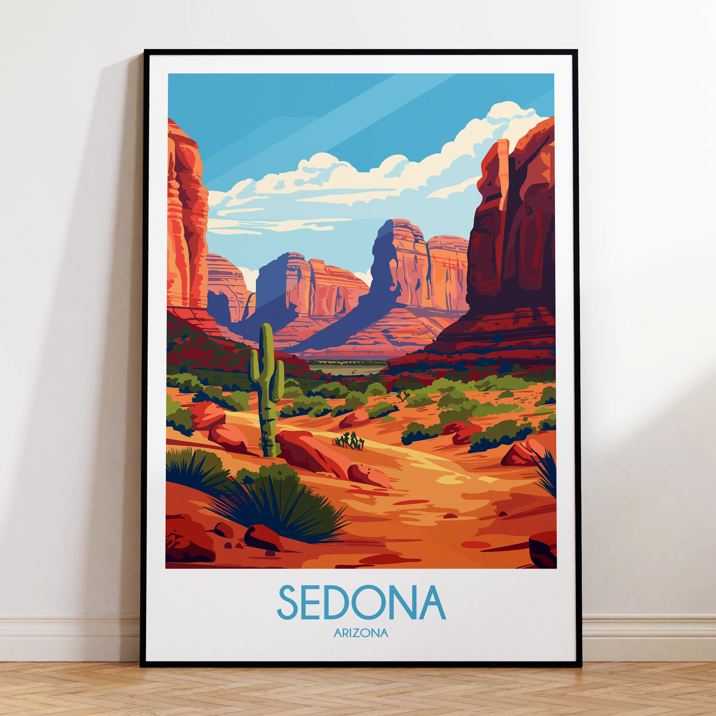 Sedona Scenic Landscape Art