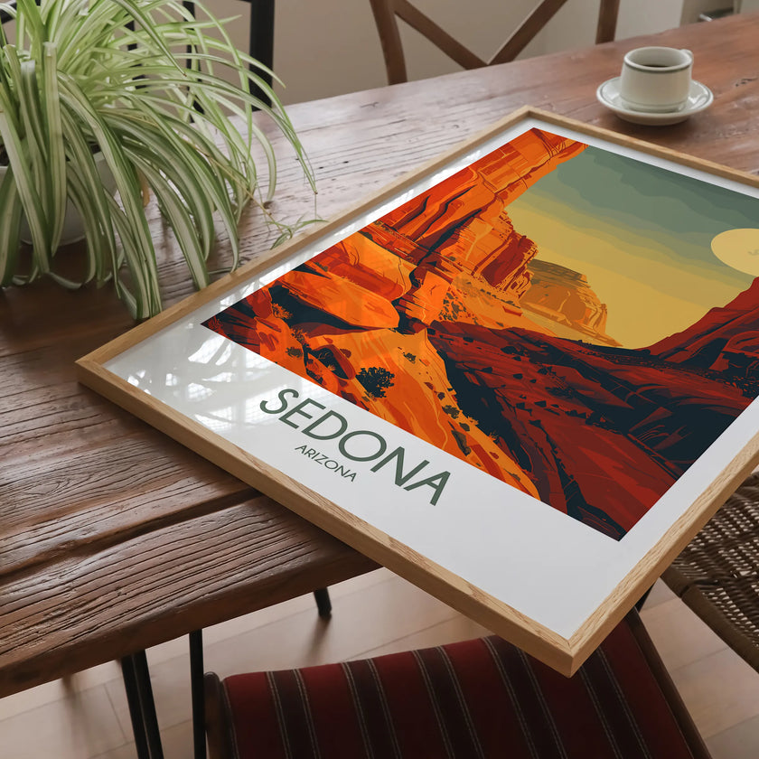 Sedona Vintage Style Print