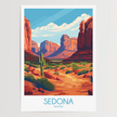 Sedona Vintage Style Print