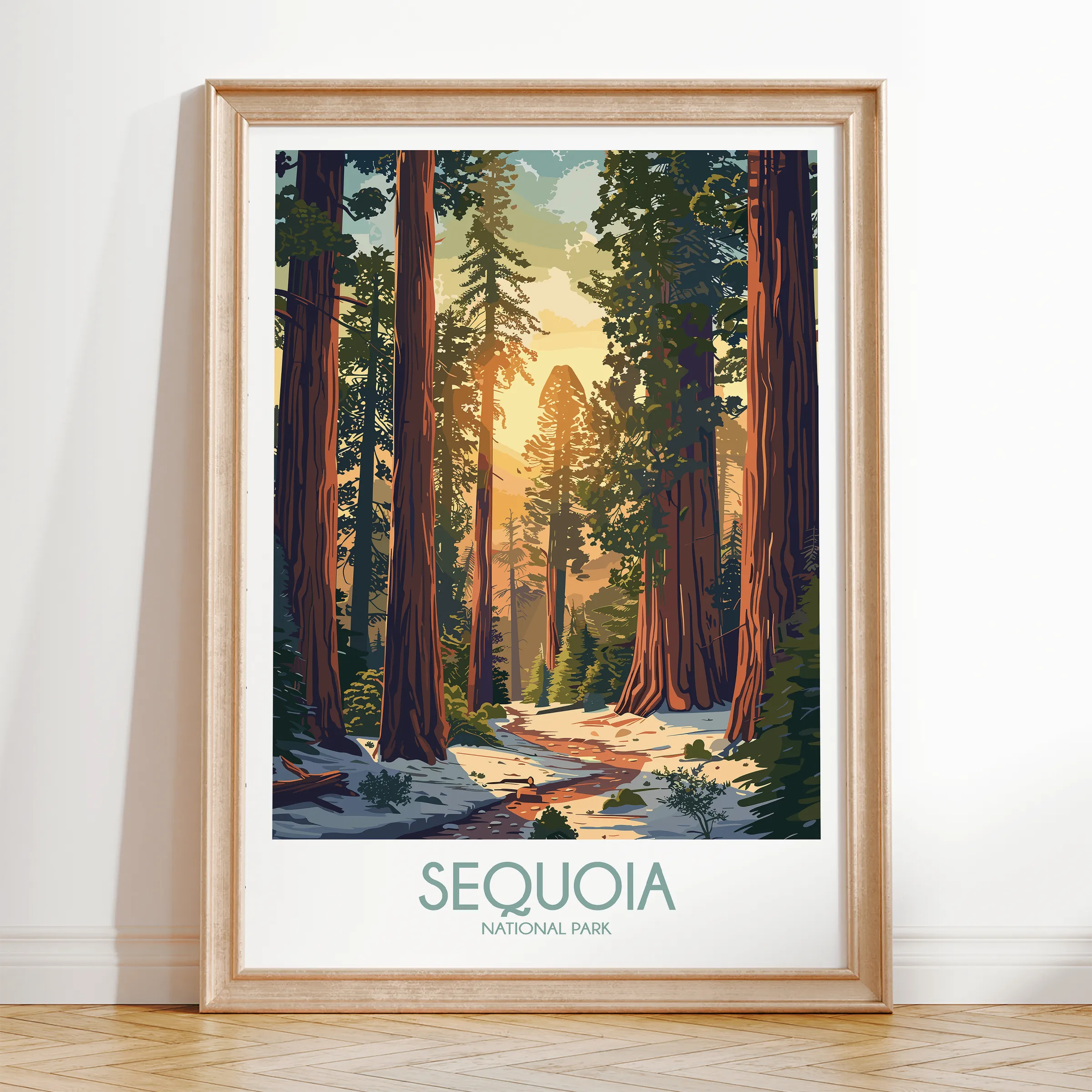 Sequoia Minimalist Wall Art