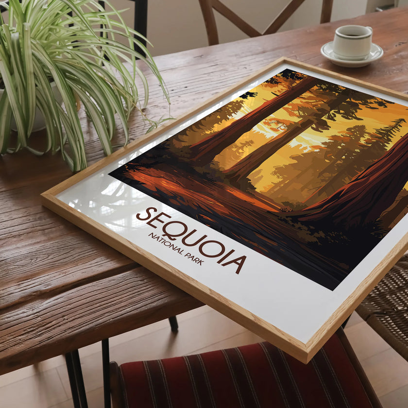 Sequoia Scenic Landscape Art