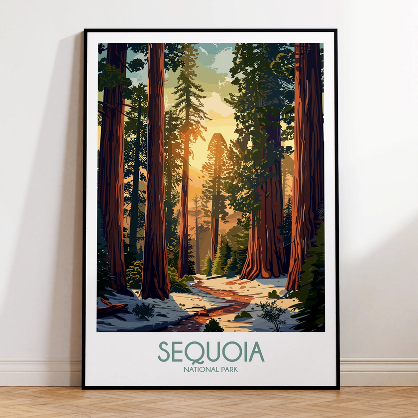 Sequoia Scenic Landscape Art