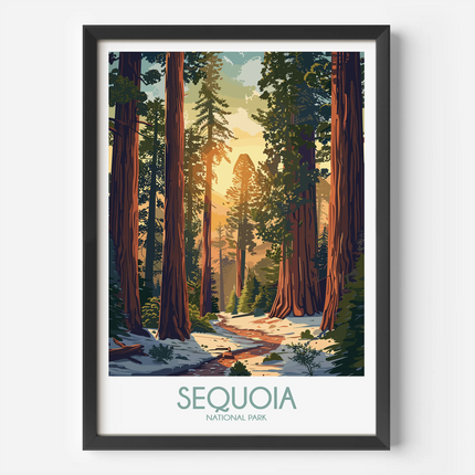 Sequoia Vintage Style Print