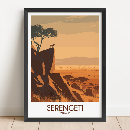 Serengeti Destination Art Gift