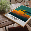 Serengeti Scenic Landscape Art