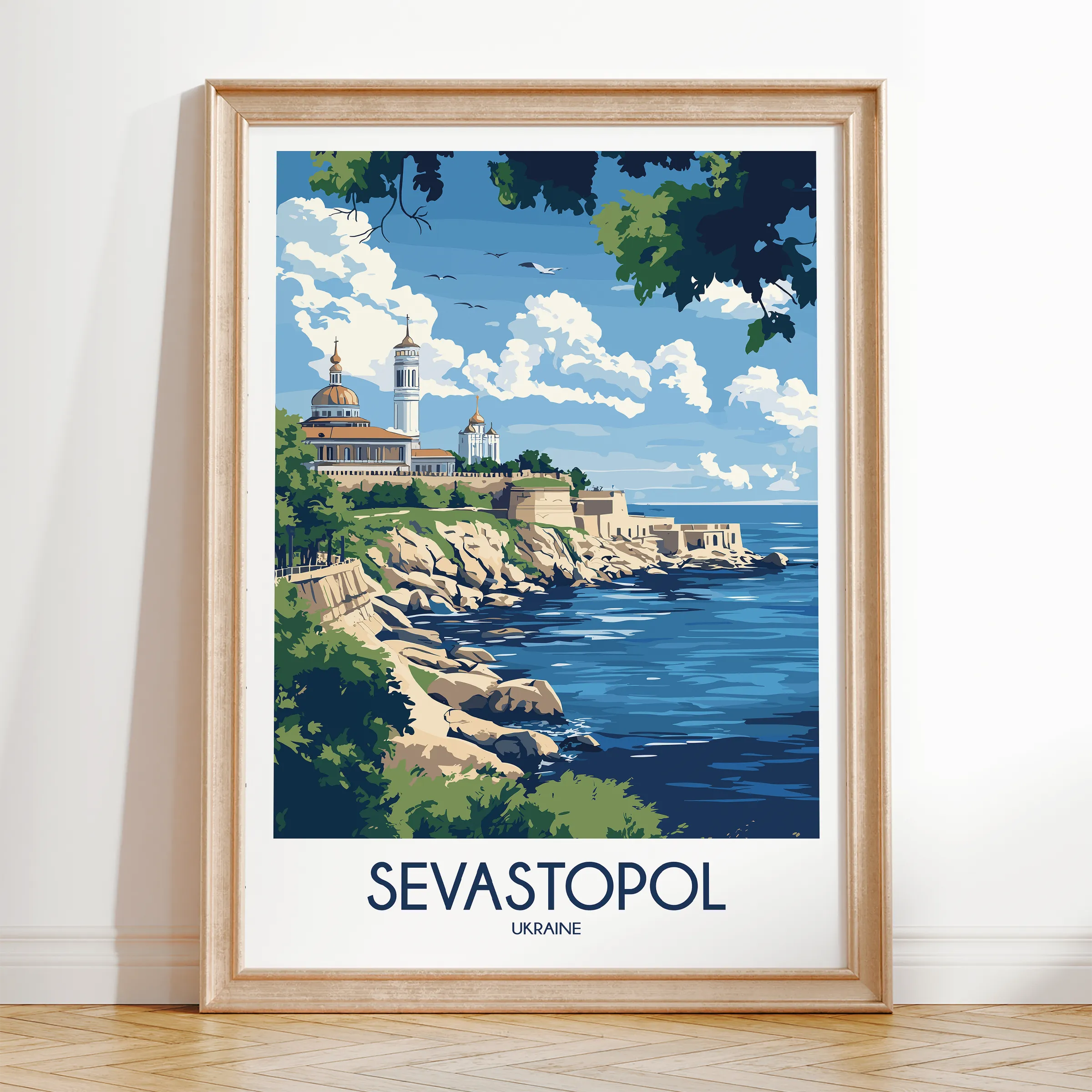 Sevastopol Minimalist Wall Art