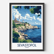 Sevastopol Modern Travel Poster