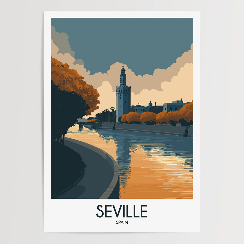 Seville Destination Art Gift