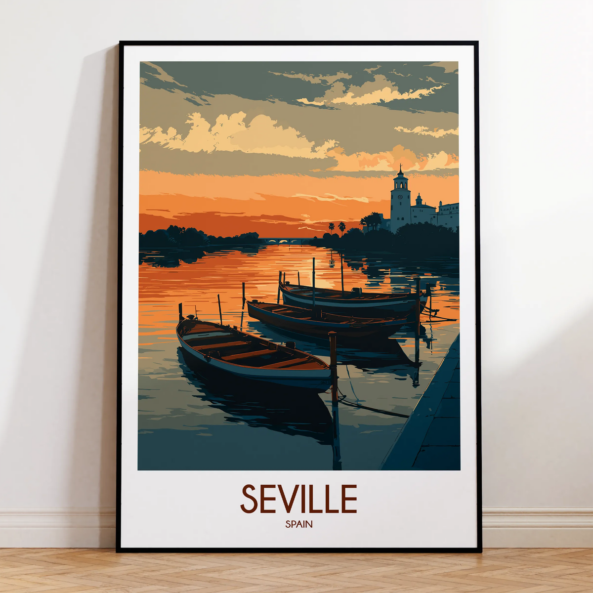 Seville Modern Travel Poster