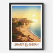 Sharm El Sheikh Modern Travel Poster