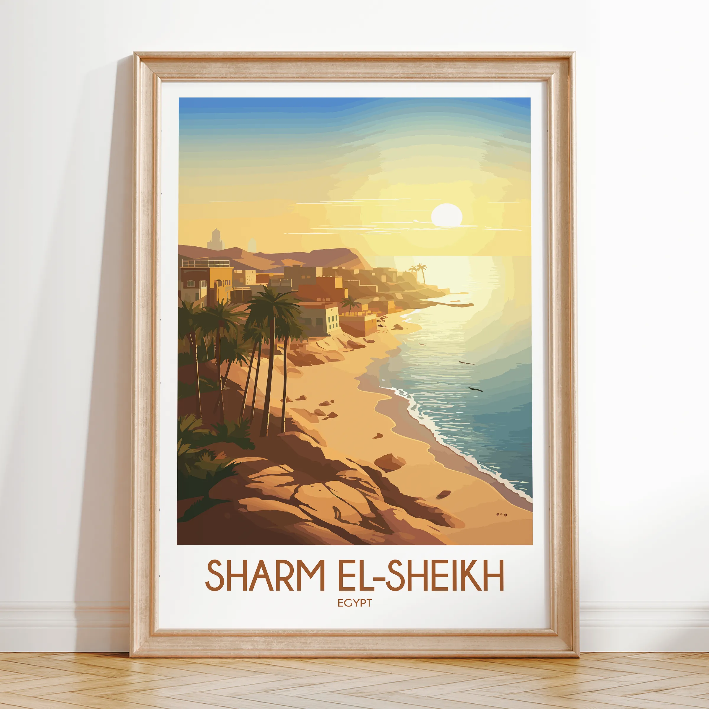 Sharm El Sheikh Scenic Landscape Art