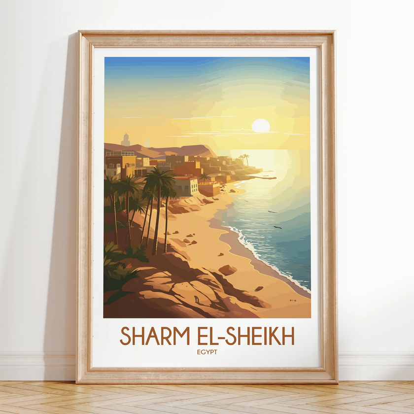 Sharm El Sheikh Scenic Landscape Art
