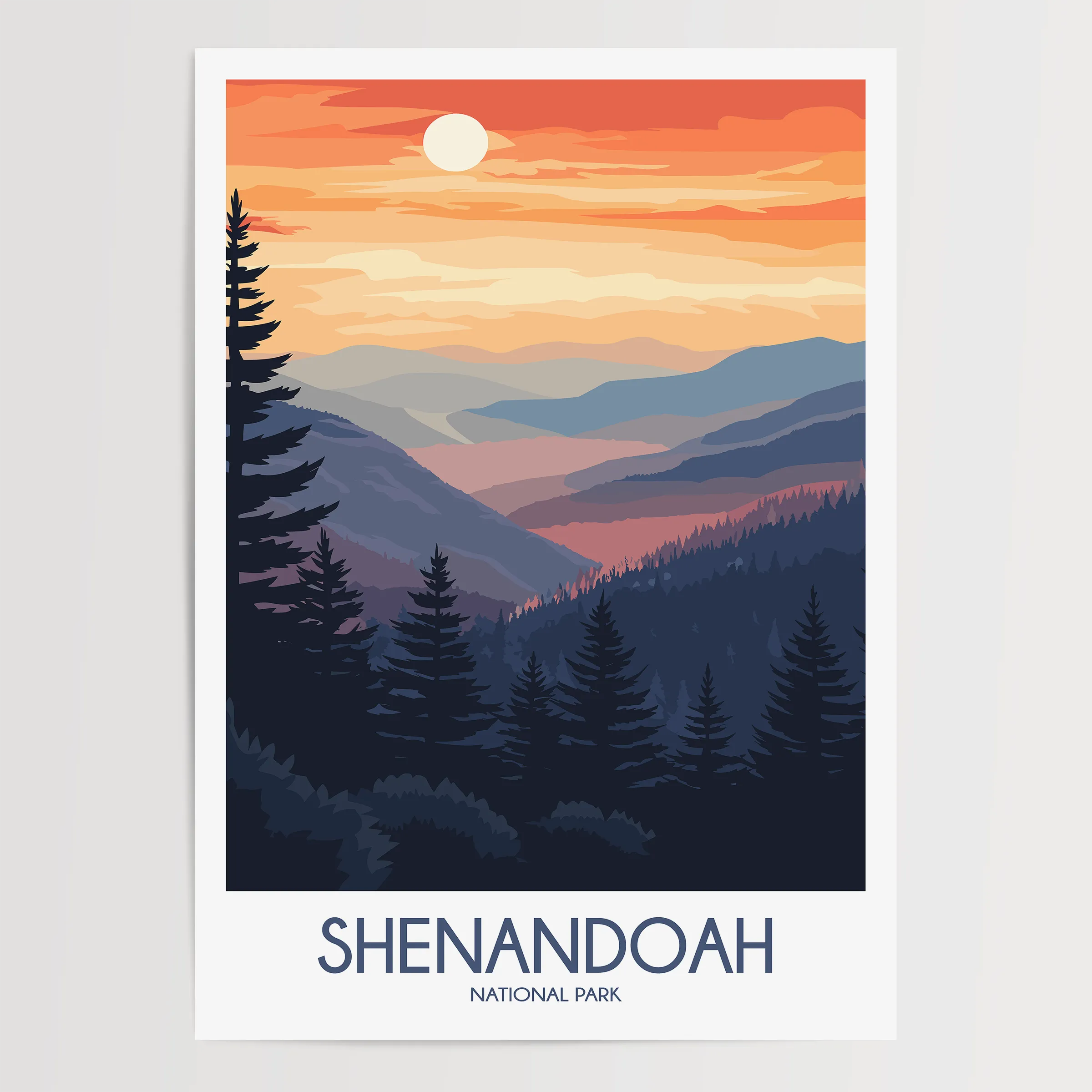 Shenandoah Destination Art Gift