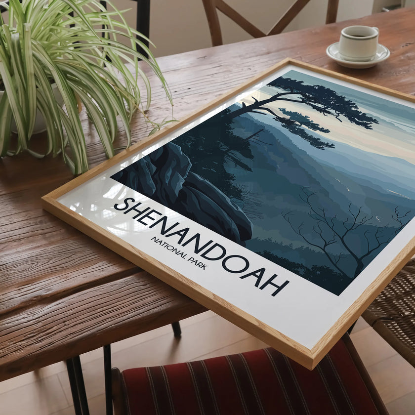 Shenandoah Modern Travel Poster