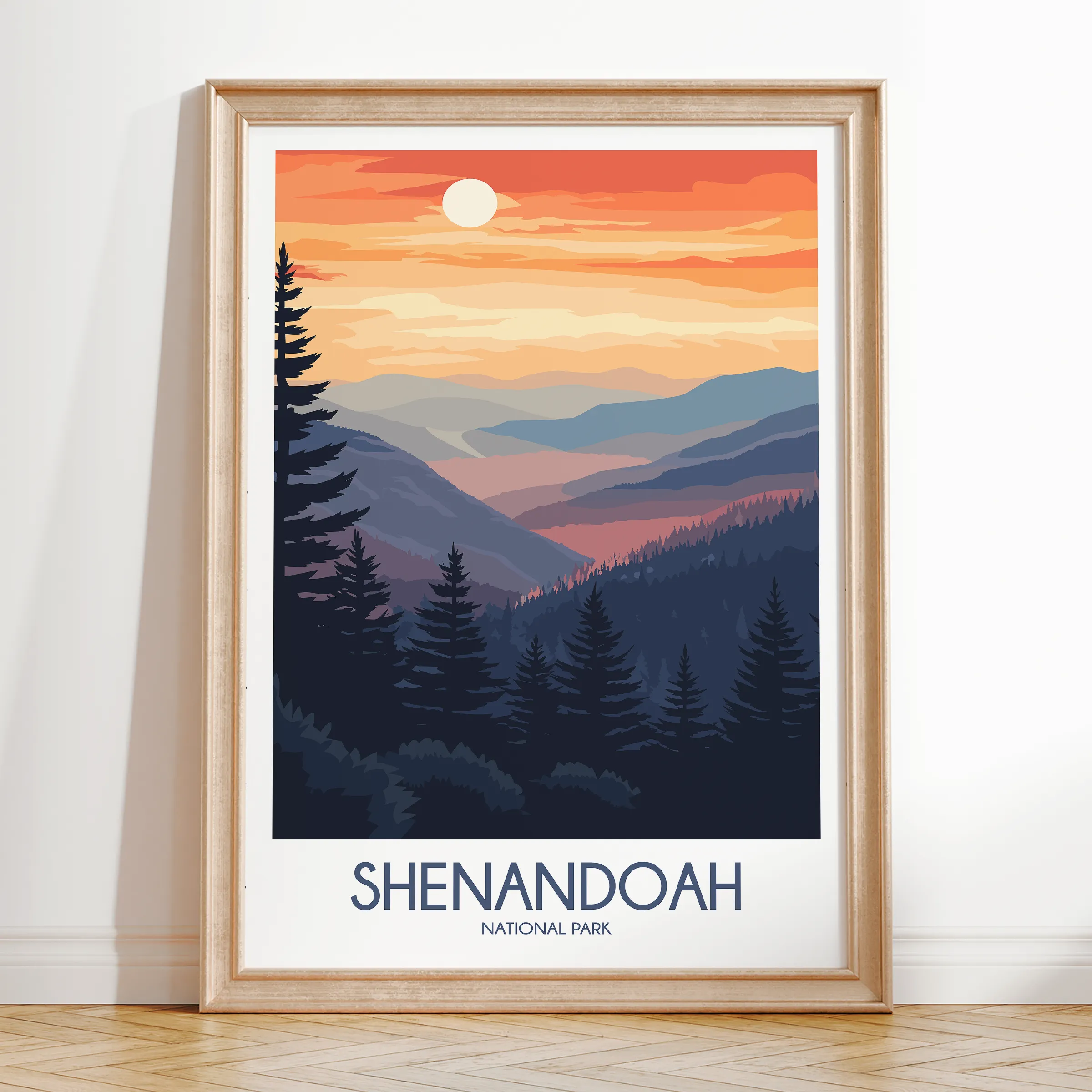Shenandoah Scenic Landscape Art