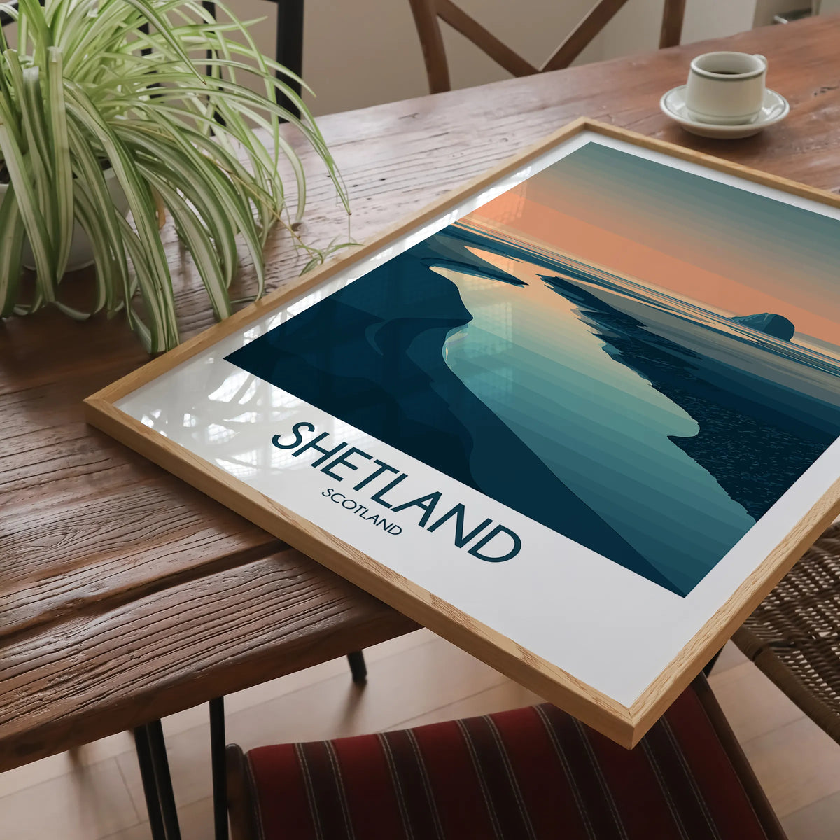 Shetland Destination Art Gift