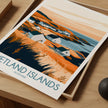 Shetland Islands Souvenir Poster Print