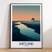 Shetland Scenic Landscape Art