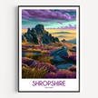 Shropshire Destination Art Gift