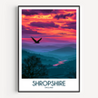 Shropshire Destination Art Gift