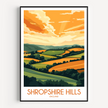 Shropshire Hills Travel Memory Gift