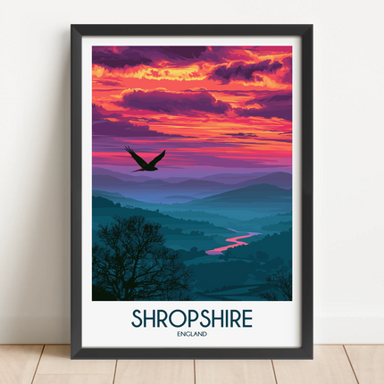 Shropshire Minimalist Wall Art