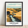 Shropshire Minimalist Wall Art